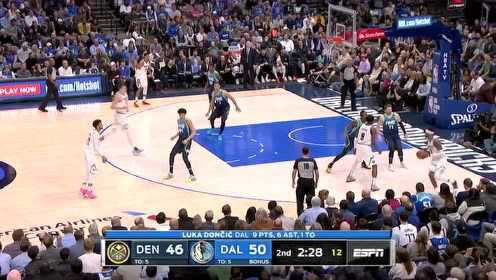 东契奇准绝杀三分助独行侠惊险过关